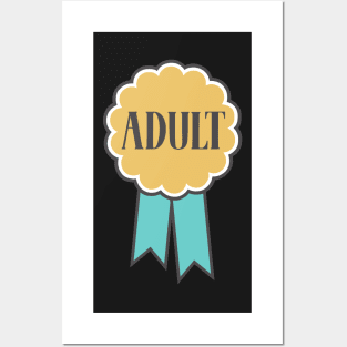 Adulting award - Adult Posters and Art